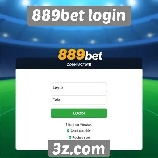 Interface do usuário do site 889bet login avaliações